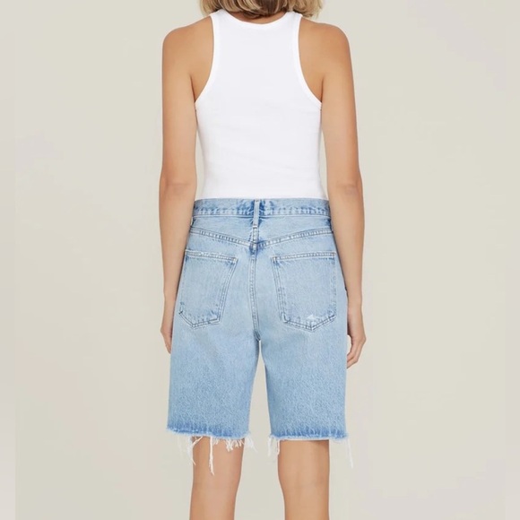 AGOLDE 90's Mid Rise Loose Short Swapmeet Jean Denim Shorts Size 26 NWT - Picture 3 of 14